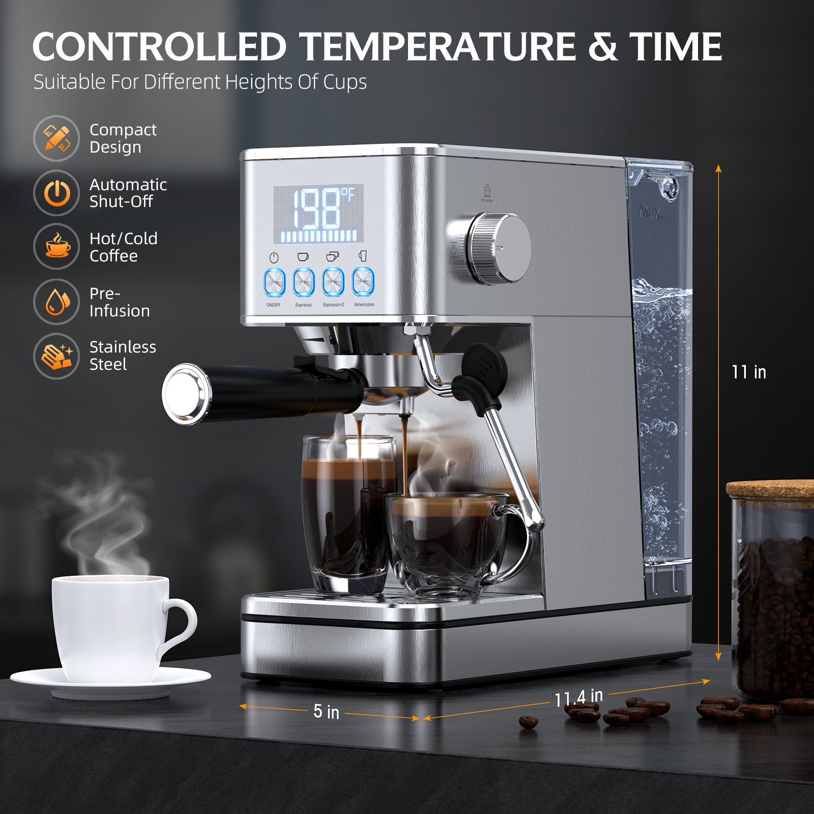 Espresso machine maker